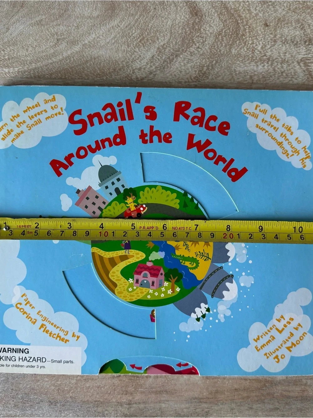 Snail's Race Around the World - Blue Kids Book